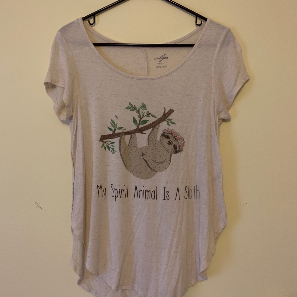 Francesca’s Sloths are my spirit animal shirt